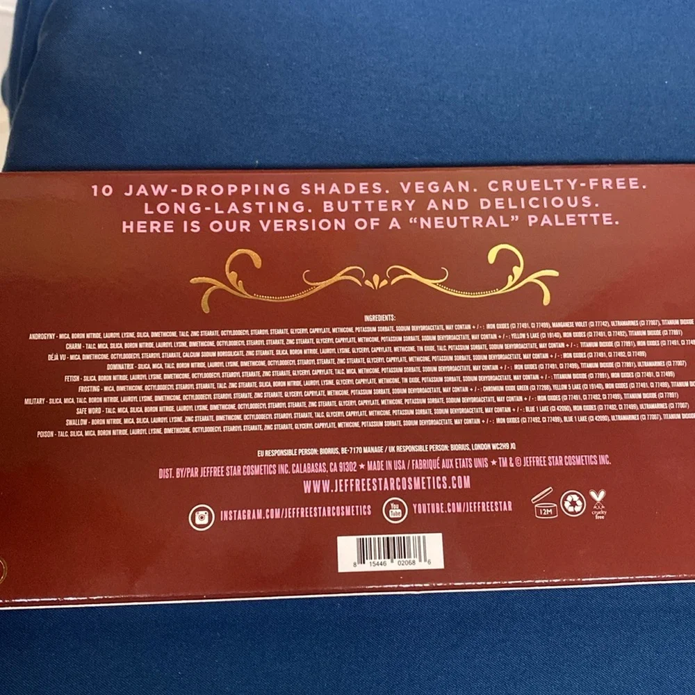 Jeffree Star Androgyny Eyeshadow Palette